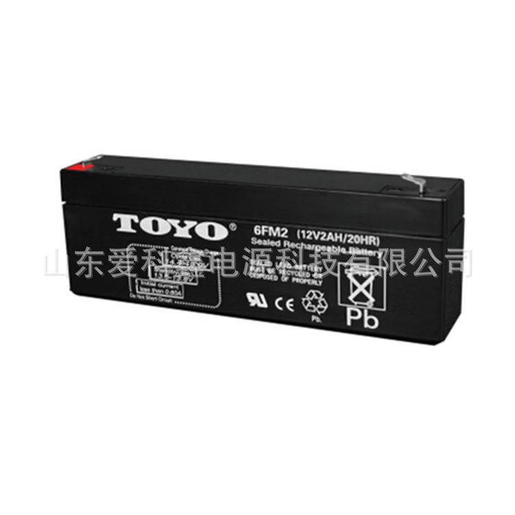 TOYO东洋6FM2 12v2ah 12v2.2ah蓄电池铅酸免维护仪器应急电池