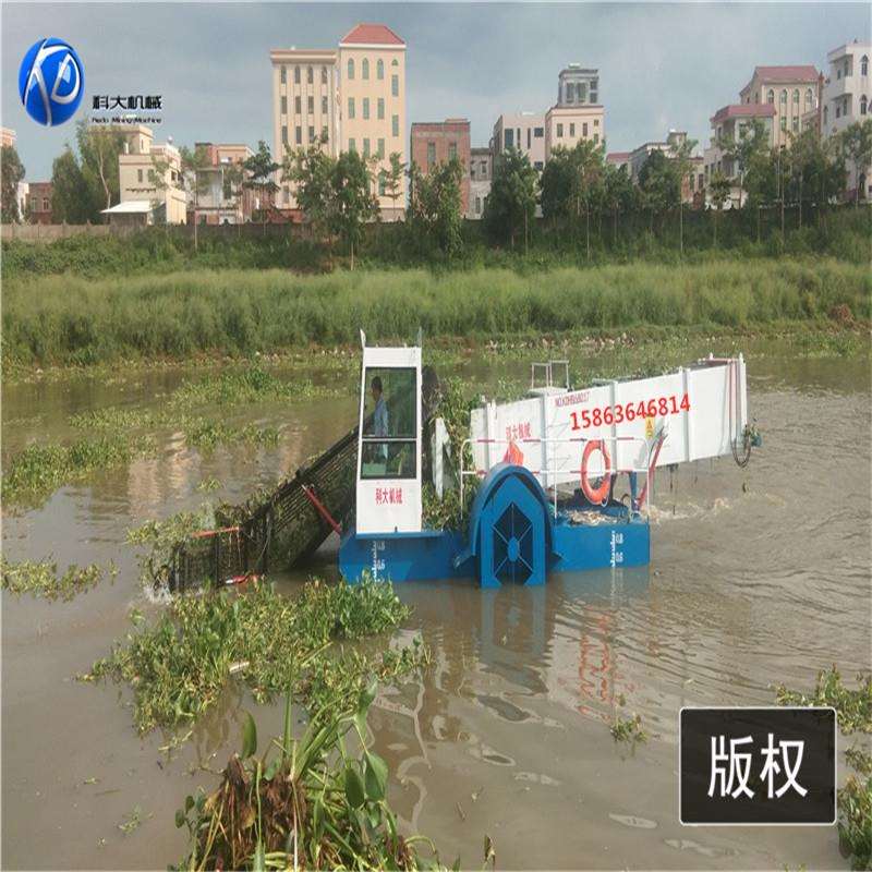 江苏全自动水葫芦打捞船 小型割草船 水下捞草船现货