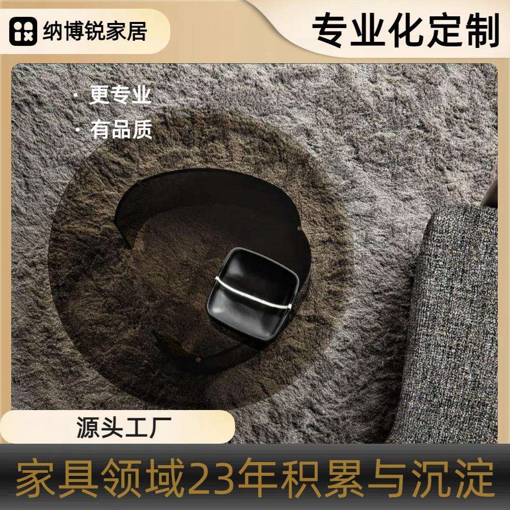 Bangle茶几意式极简茶几钢化玻璃现代小户型客厅家用圆几方几轻奢