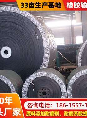 安耐厂家直供黑色尼龙NN橡胶输送带ep200耐高温阻燃输送带煤矿用