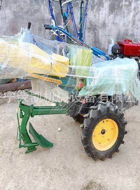 水冷柴10马力手扶拉机地1油01型手拖VGX扶犁旋耕除草机防滑轮圆盘