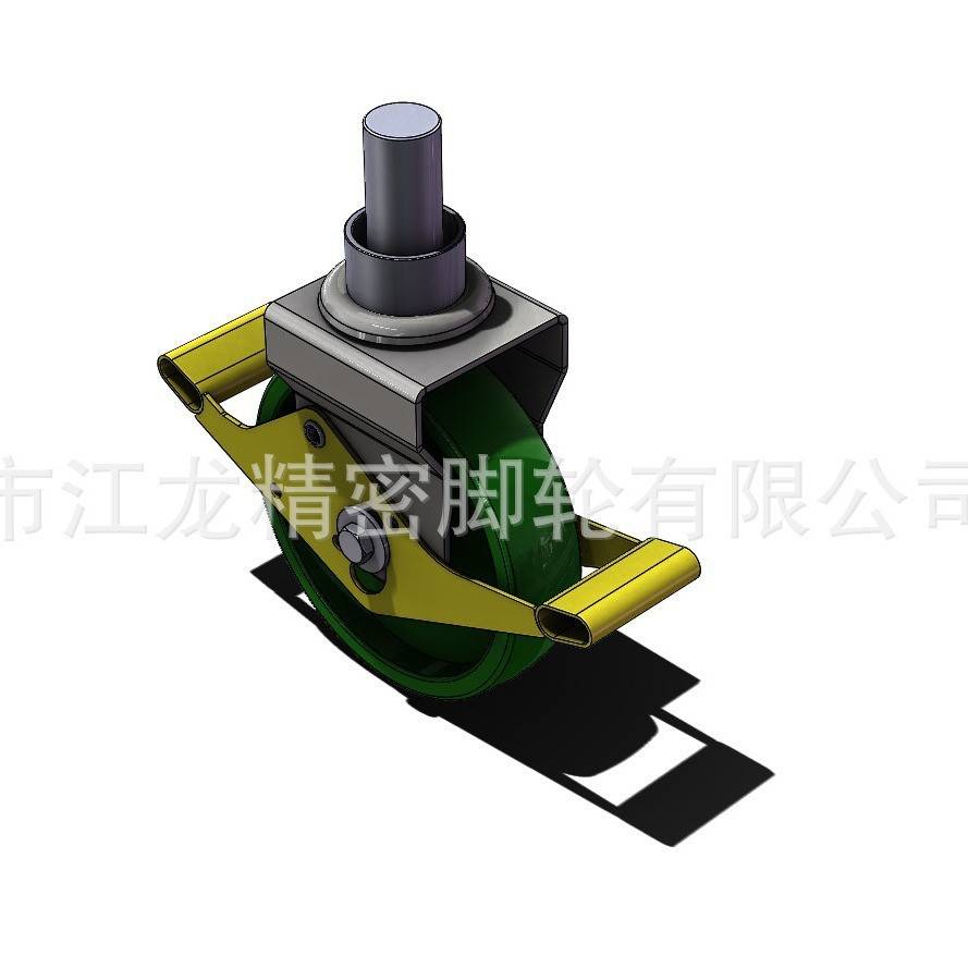 欧洲款式鹰架轮垂直脚手架脚轮工业静音脚轮手推车万向轮刹车轮子