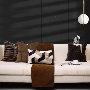 现代别简约客靠沙发拼接抱枕轻奢样厅板间软装搭配墅JY998床上靠