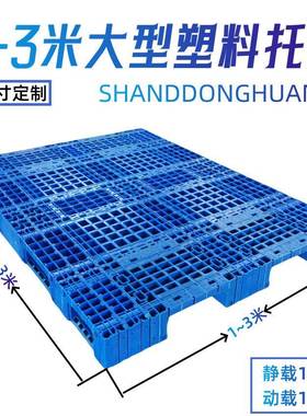 湖北型塑料托盘厂DDP家双面卡板可制定长2—3米加加宽超大大栈板
