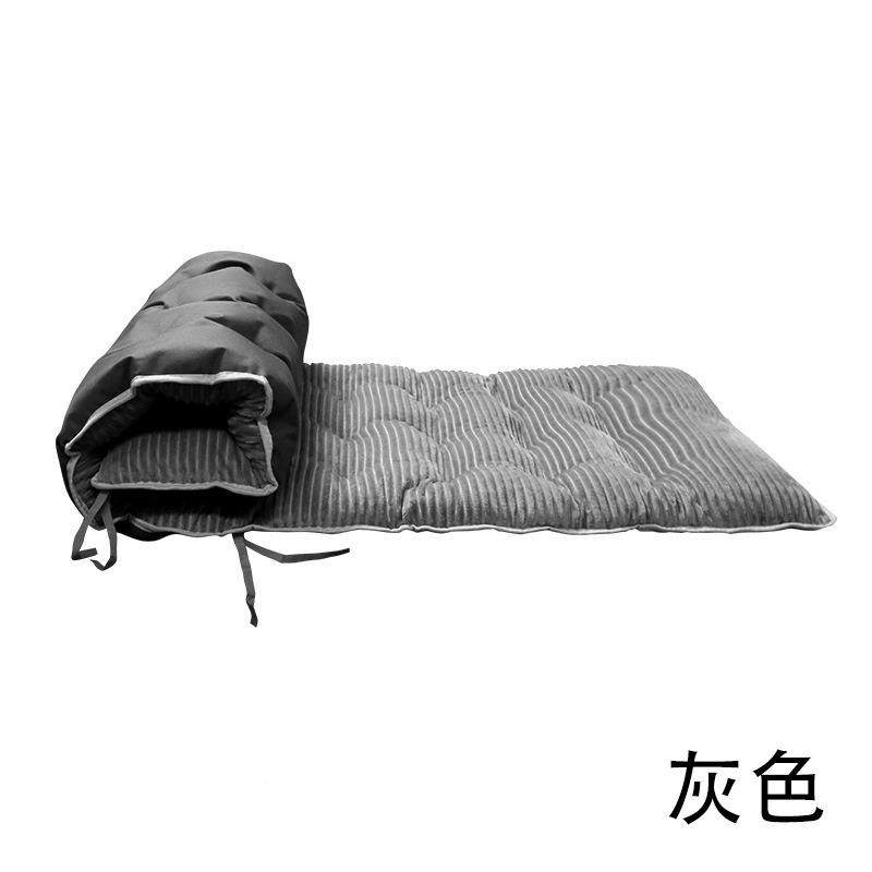 灯芯绒秋冬办公室易配瑞斯午折叠床套XFB透气棉垫榻榻窗米床垫飘