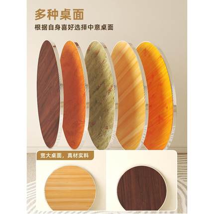 圆10人餐桌圆形洽谈新中式吃家饭桌子用桌面带转盘C11111圆桌桌面