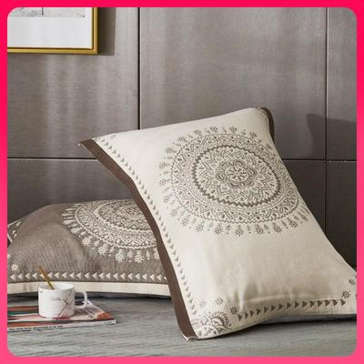 ?F767H57J棉枕巾加厚纱布情枕头巾对装双人家一用加大枕头纯侣盖