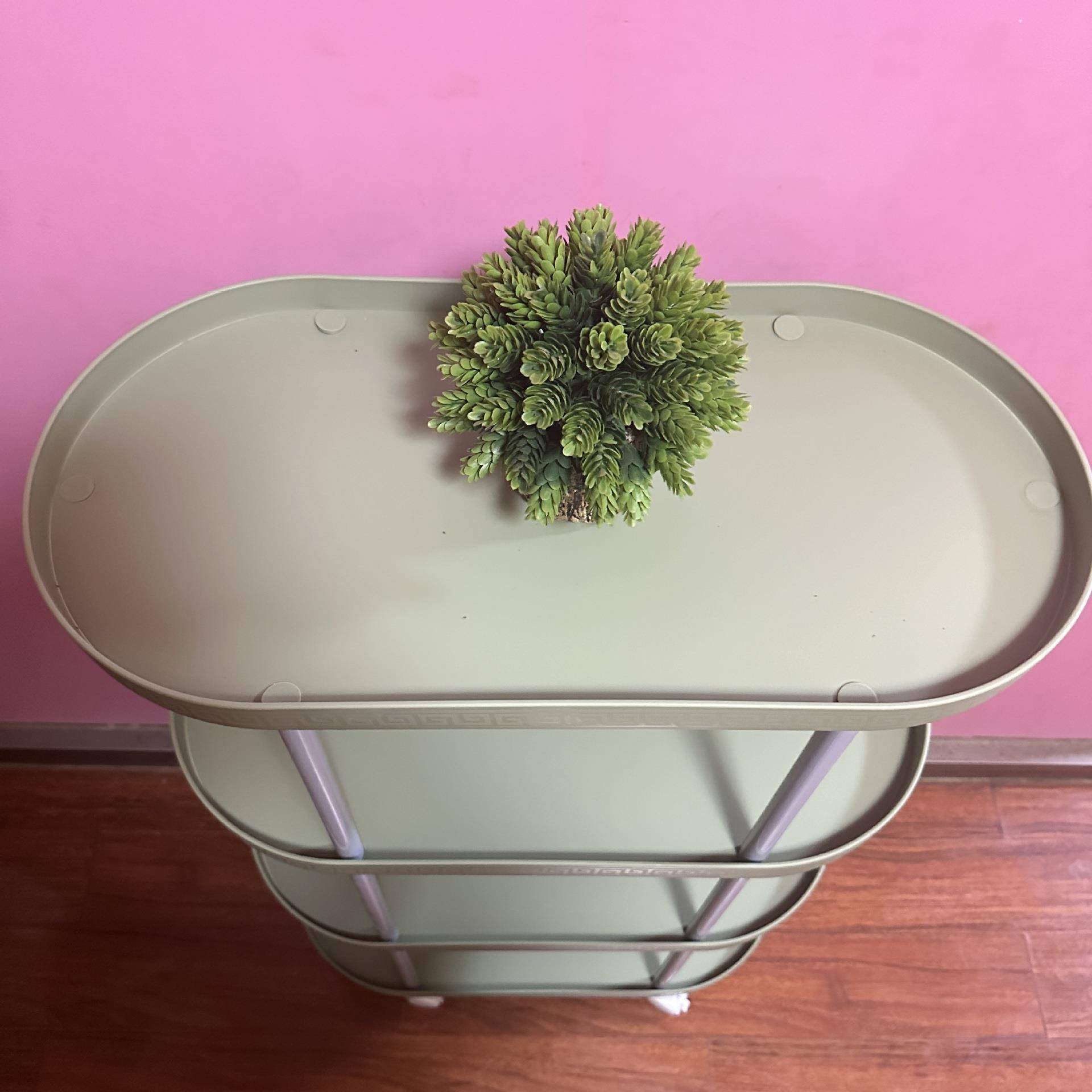 向轮【物架】升级版pp材质超厚家用客厅浴室厨房万卫生间置5-08收