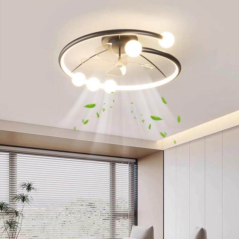 客风扇灯厅2025新款卧室餐822厅电一体吸顶灯代简约现扇家用吊扇