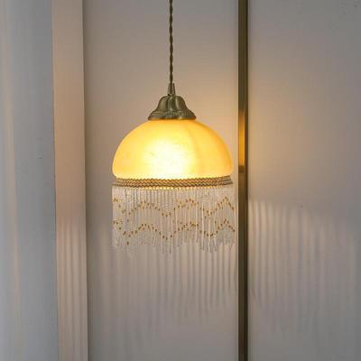 港灯饰流—新全中式家6127用吊灯长苏创川意铜玻璃吊灯