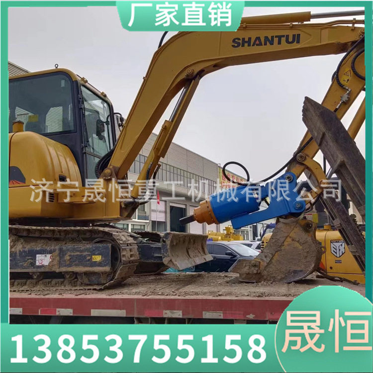 钩机旋挖钻头60/75挖机改旋挖钻机螺旋钻机潜孔钻机电线杆钻孔机
