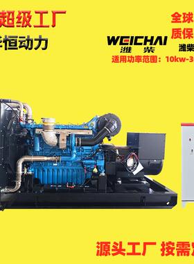 0潍柴发电机1002003050800kw工应急备用大功0率发厂LZG电机组