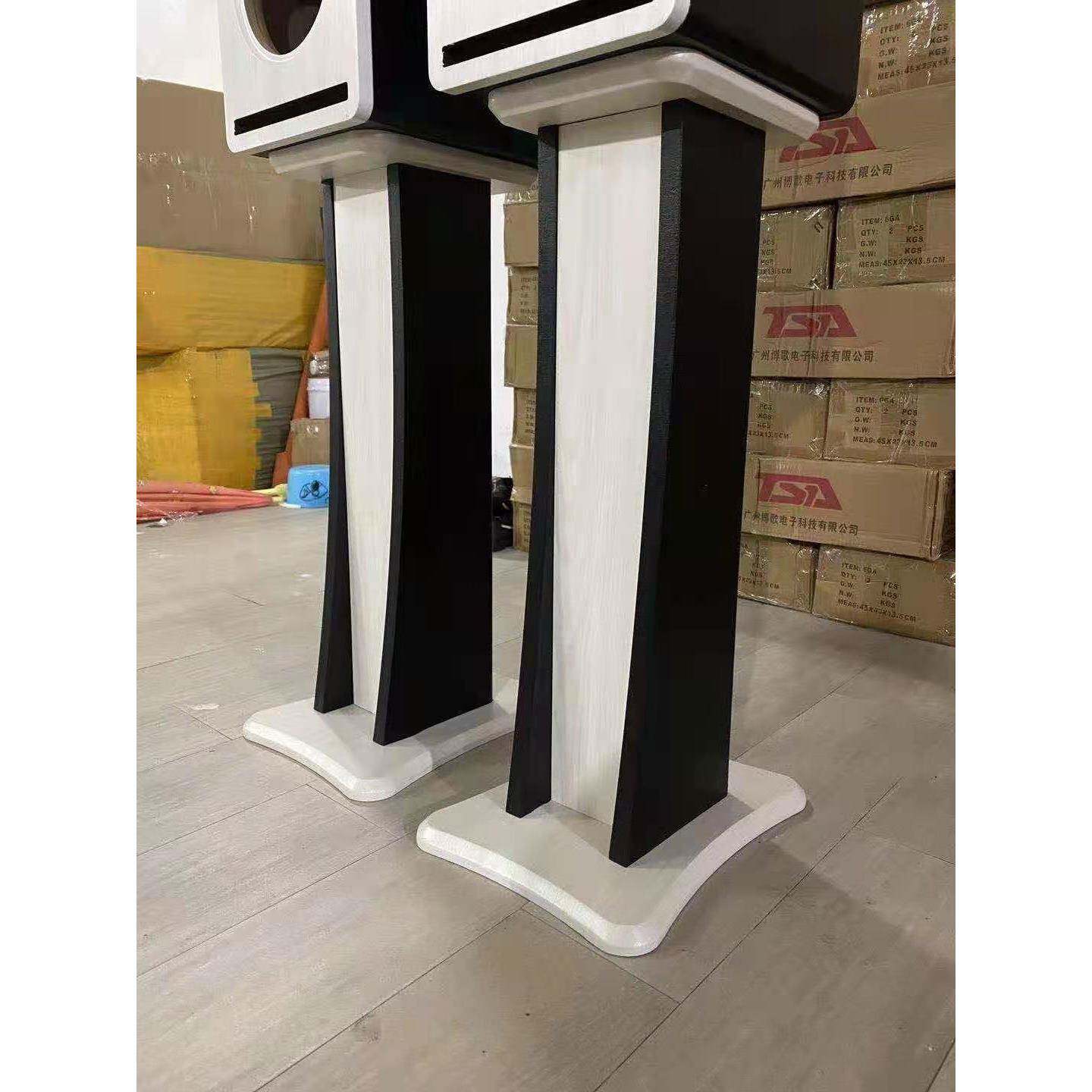 汽车6.5寸音响书喇叭试音柜家用箱带脚架频三分三分频频两分试音