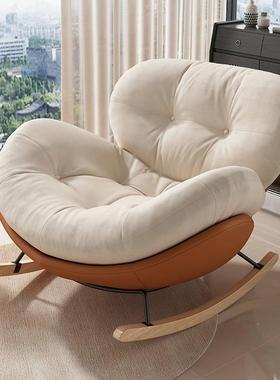 简约椅现代摇摇阳台客厅JCG休闲躺椅卧室家用午懒睡人沙发椅可躺
