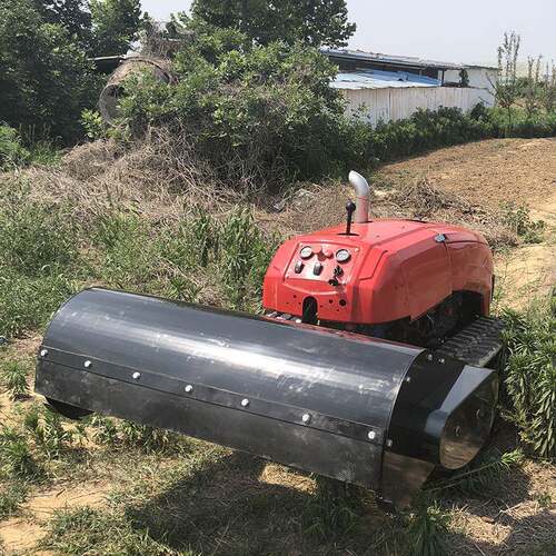 小型履带式除草机35力自剪走马式旋草耕除机果园农场遥JUM控草碎
