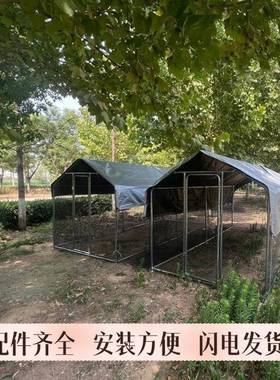 鸡鸭外室PDN笼棚大号鸡养殖家禽外防子雨鹅搭建养鸡鸡窝舍鸡笼家