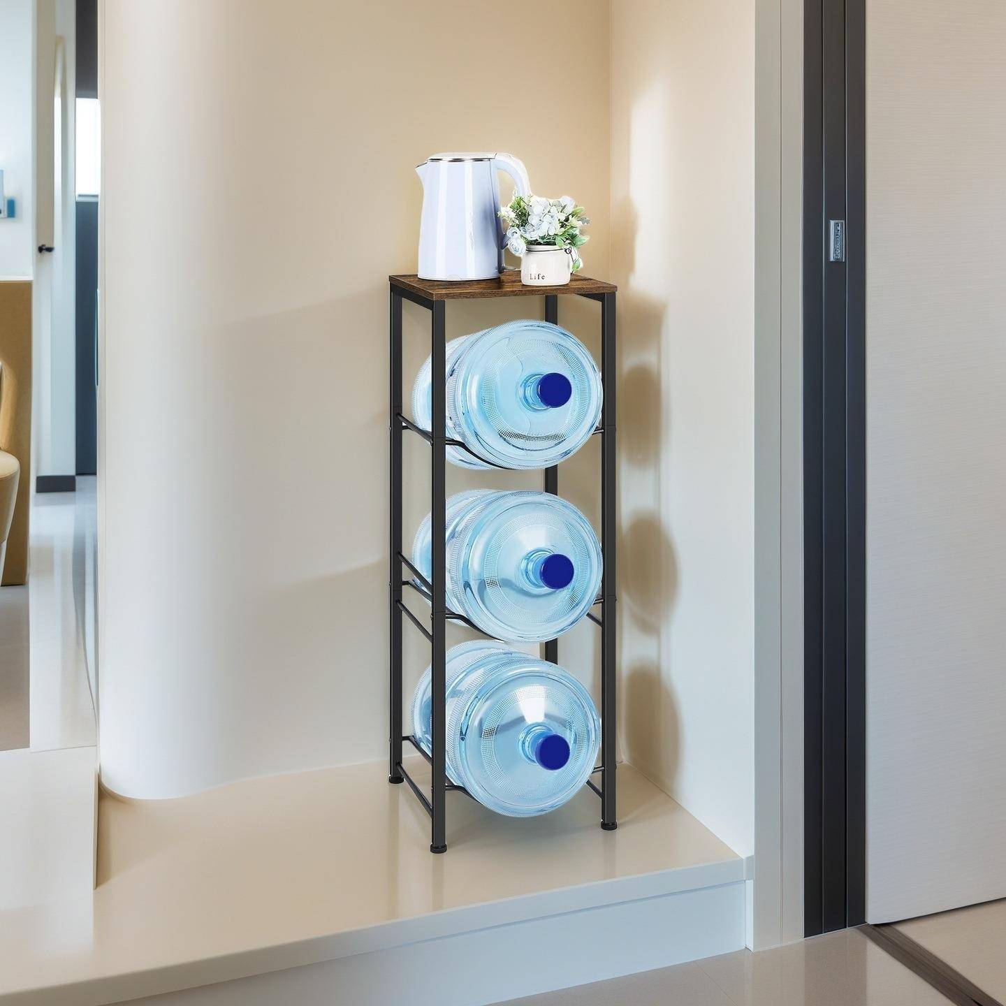 桶装水马置物架办公室水桶支架用家zx240817用饮水机旁饮水摆放亚