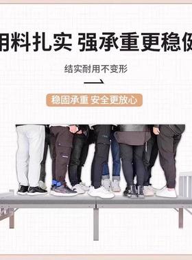 折用叠床单人床1XMM家床午休小成人简易出租屋米2便携双人床硬板铁床