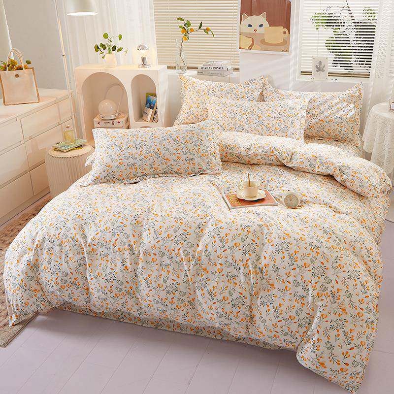 被套纯全棉单人1棉PVS50x200x23学生宿被舍双0人被罩单件简约清新