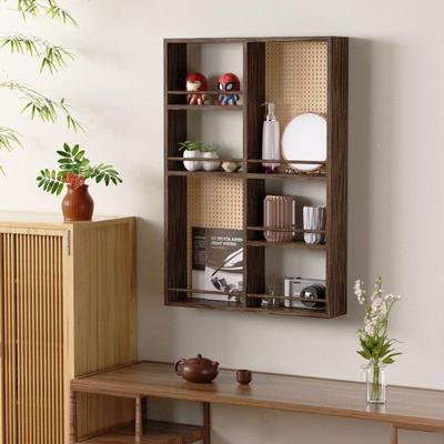 木实墙A35置物架展示架储物柜复古墙酒面上墙创意架壁上挂吊柜收