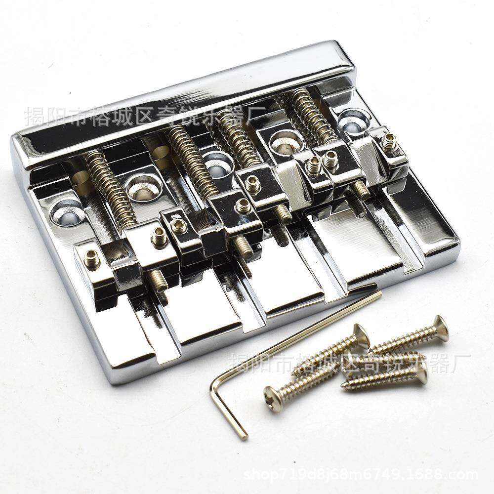 4贝斯琴桥MKO组件贝司拉弦间琴弦底部板通弦弦距19MM