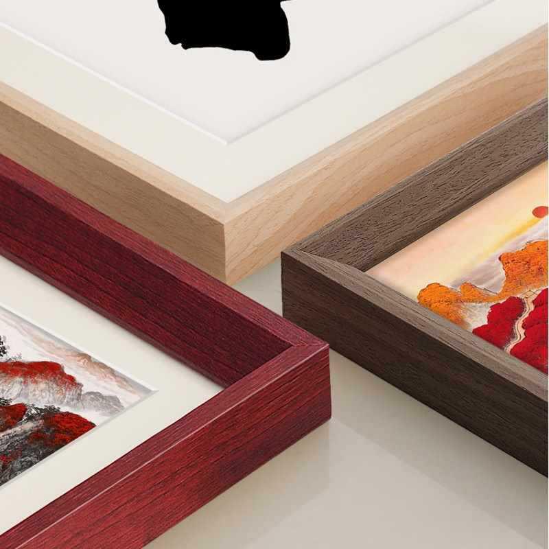 W1T字画装裱画框法挂墙书67758H9M国画相R定制任意尺寸毛笔字空框