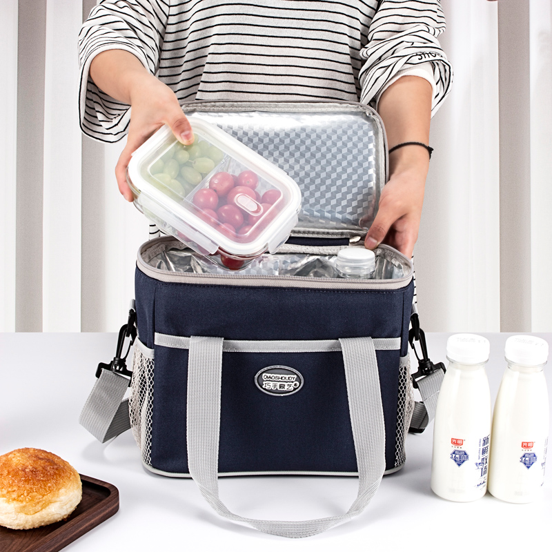 饭盒袋子手提饭盒包保温袋铝箔加厚带饭便当包大容量装饭盒手提袋