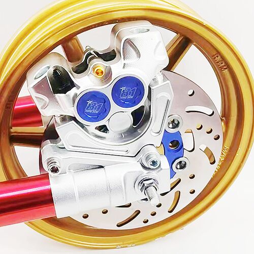 DIO50 ZX50l 改装煞车碟盘 双子星小辐射卡钳下泵浮动碟190MM 日