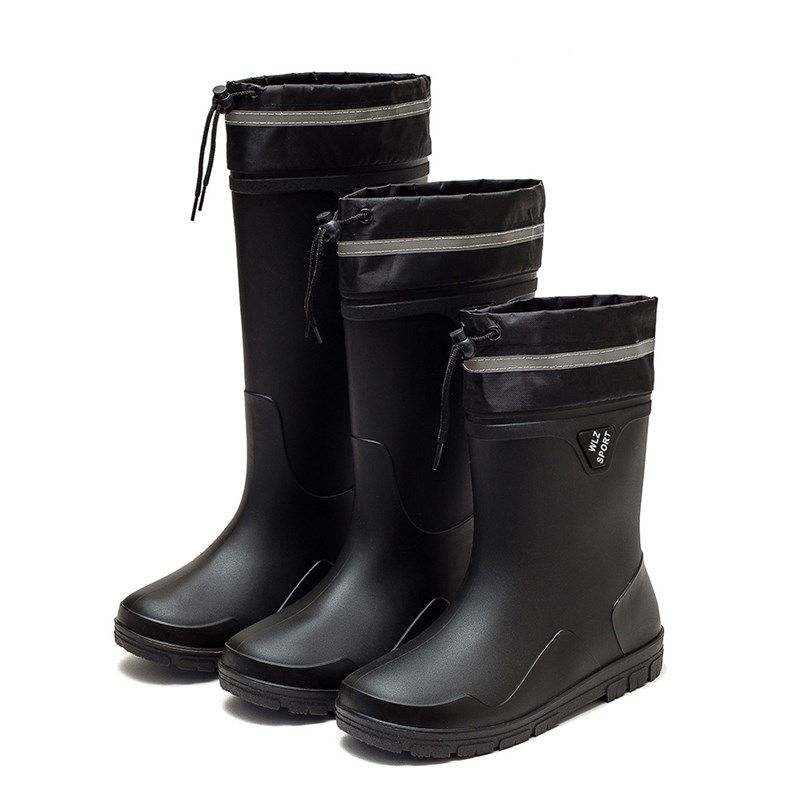 男款高筒水鞋加厚软底胶鞋钓工地建筑水产洗车劳保水靴钓鱼野雨鞋,流行男鞋,雨鞋,淘宝优惠券,粉丝福利购,淘宝优惠卷