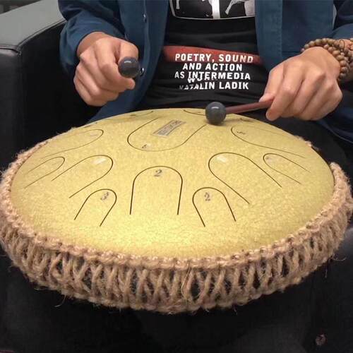 【新品】空灵鼓13寸15音t色空鼓无忧鼓手碟鼓初学者专业级打击乐