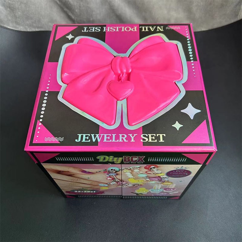 女儿的宝藏珠宝儿童首饰套装diy串珠手链咕卡套装礼盒送女孩礼物