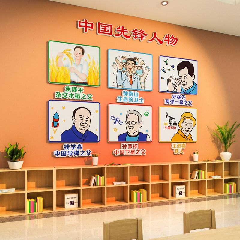 幼儿园墙面装饰了不起的职业楼梯走廊环创主题文化墙墙壁布置墙贴