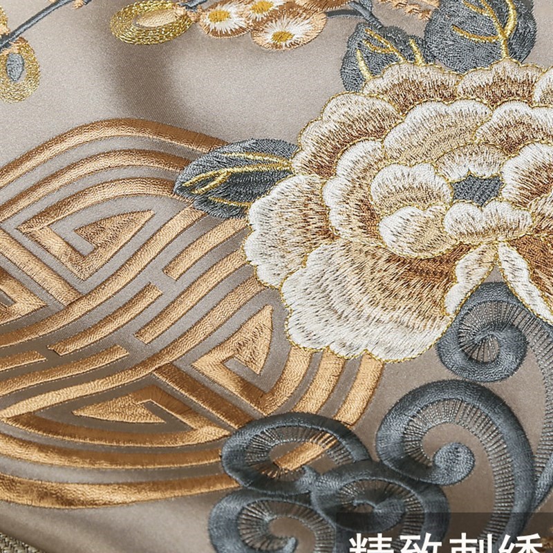 新中式红木沙发抱枕靠垫中国风靠枕实木椅子靠背垫圈椅餐椅腰枕套