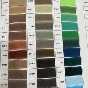 2.0cm2.5cm大量现ZEA彩术带色魔贴色卡粘扣车缝货25米自粘式带背