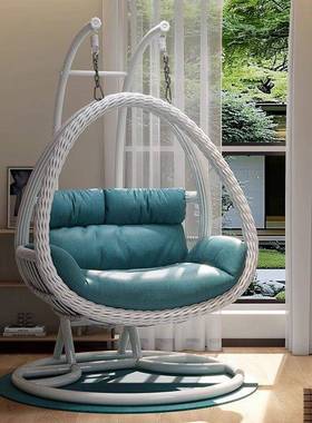 吊篮椅室内BKA秋摇千台双人藤编摇椅巢吊椅庭院鸟户阳外休闲家用