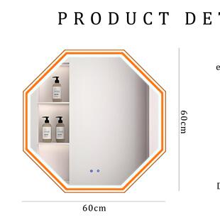 镜724卧室挂化妆镜Lled镜美妆镜触摸用家壁式 除雾镜EDLED除雾镜