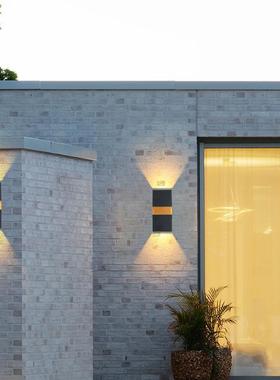 L1040D防水室外门口家E用道灯壁别墅阳台过灯户外楼梯照明灯洗墙