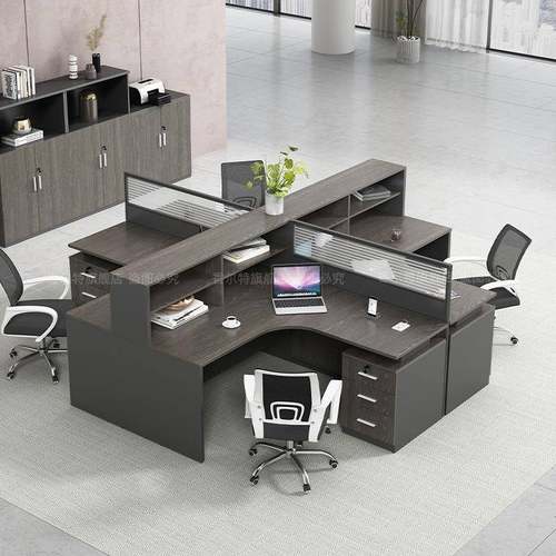 职员GC-003办公桌椅桌组/合简约现代24/6人位屏风座卡办公室财务