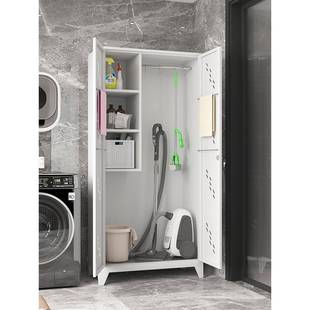 清洁工收纳柜把学校卫柜生杂物柜防水防晒教室阳台拖具KQ 0020扫