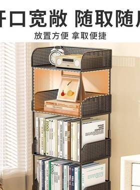 多置物纳架书架学生书桌旁可移物动落地储柜家用FXF层儿童绘本收