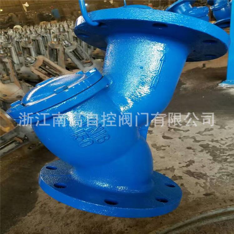 厂家直销Y型法兰过滤器GL4铁1H-16D80铸铁过滤器球过GL41H-16N滤