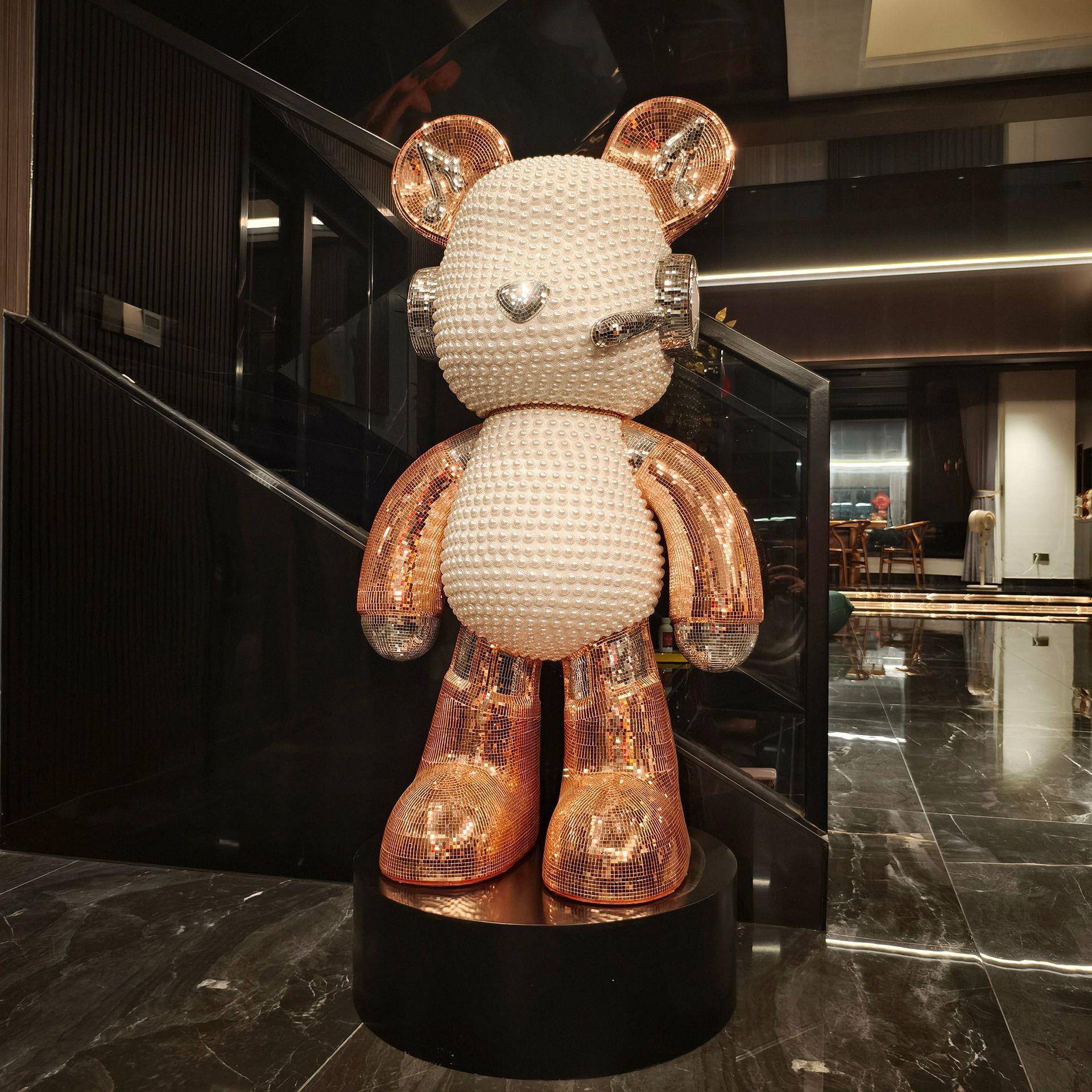 创熊意YCTD店J带柜音响大型落地摆件客厅电视酒大堂别墅家居装饰