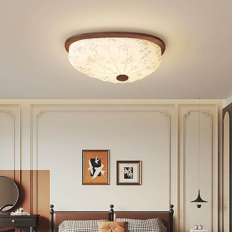 全光谱法465式中风胡桃木室纹色文古雅温暖新中式护眼客灯卧厅吸,家装灯饰光源,客厅吸顶灯,淘宝优惠券,粉丝福利购,淘宝优惠卷