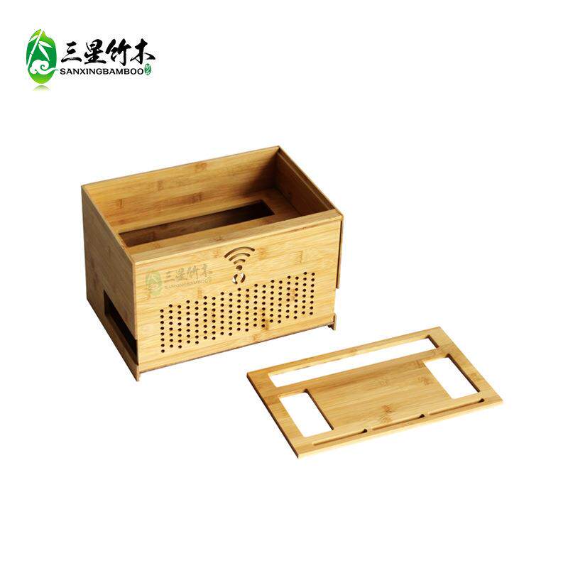 竹制线路能由收纳盒可拆卸整收纳盒理盒家器用多功理线盒厂家收源