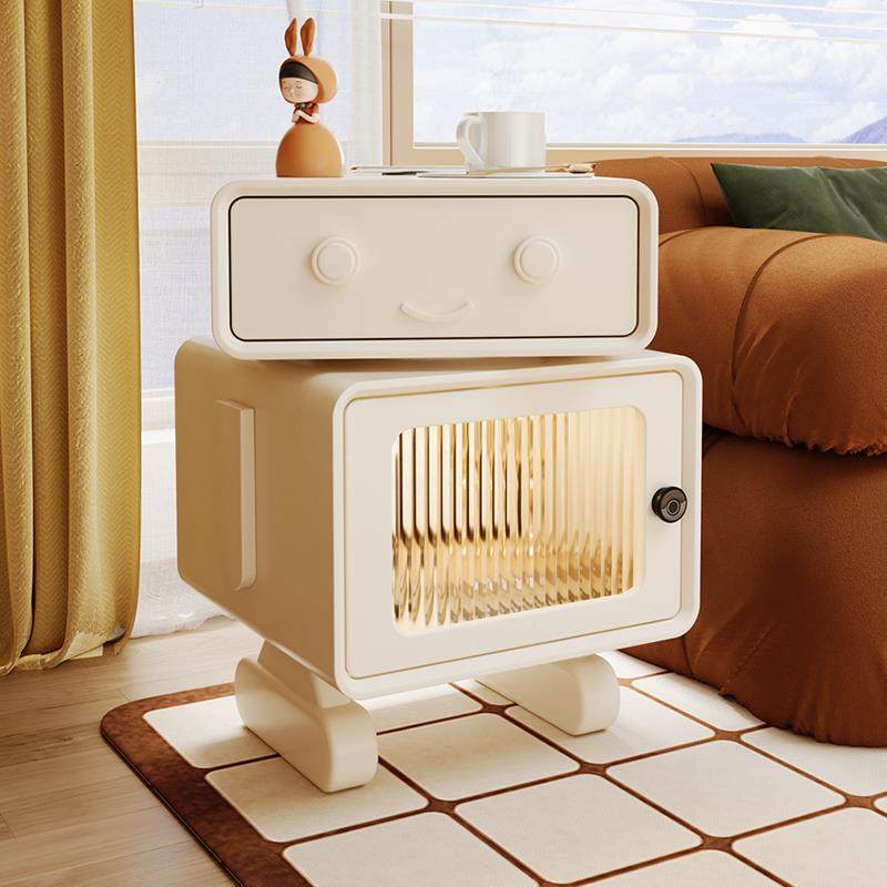 8奶油风床头柜儿卧室机器人创意多智功CTG-JQR能床边V柜可爱小型,玩具/童车/益智/积木/模型,其它,淘宝优惠券,粉丝福利购,淘宝优惠卷