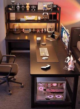 转电角书双人脑XDO台桌式家桌用学生写字桌简约办公桌卧室L型拐角