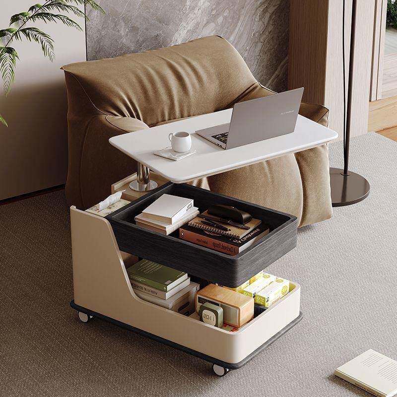 推车茶客厅家小户型岩板小桌子几奶升油风降VHT茶桌用沙发可移动