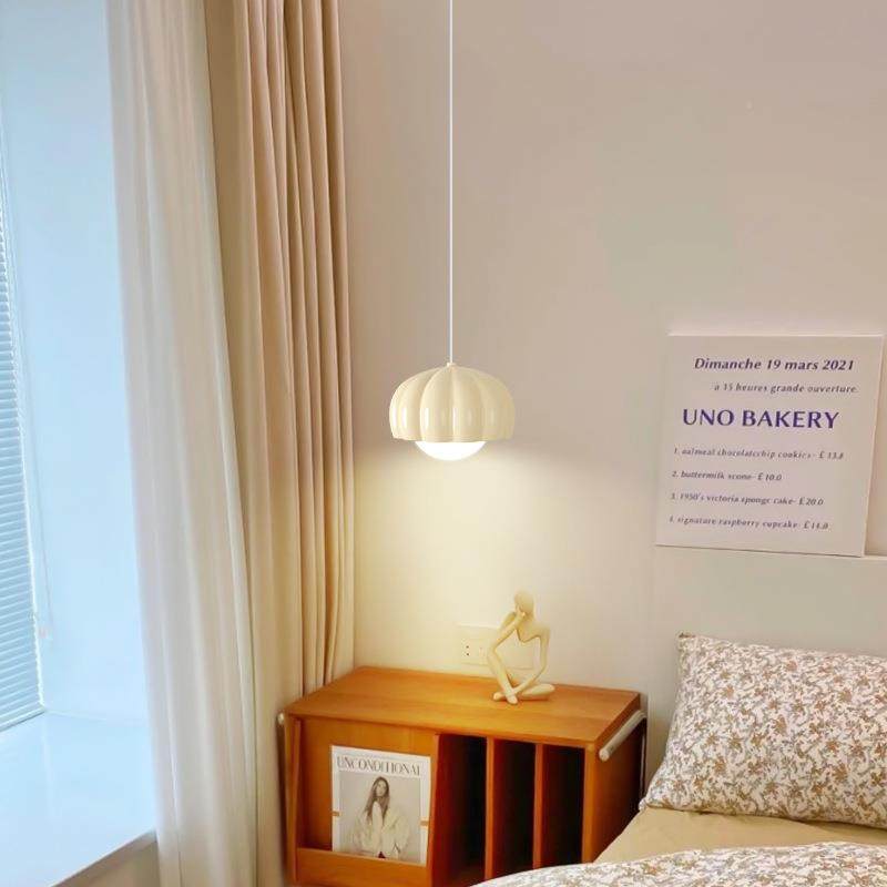 感法式奶风儿童房头小吊灯床代简约全现光谱节能护眼卧室637灯梦