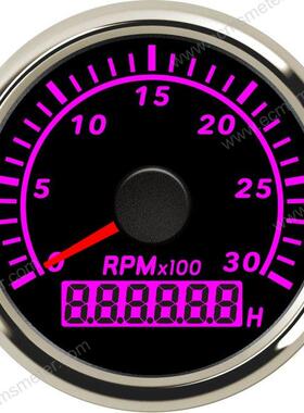 ECPC直径52MM多色背光指针转速表3000RPM