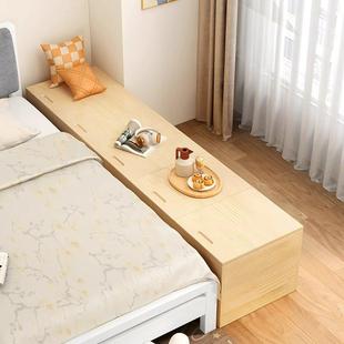 阳台储物柜榻榻米飘窗柜收纳柜实木柜子防晒落地窗边地柜矮柜可